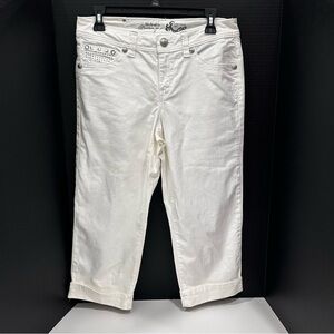 Style & Co. Women's White Cropped Jeans